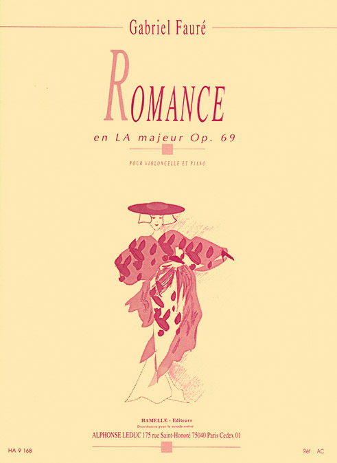 Romance en La Op. 69, violoncelle et piano. 9790230791687