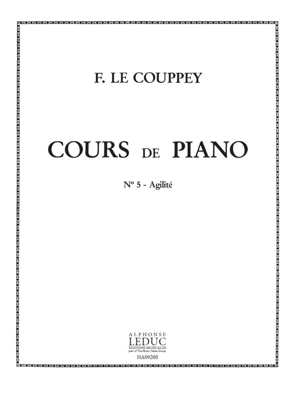 Cours de piano 5: L'agilité, 25 études progressives