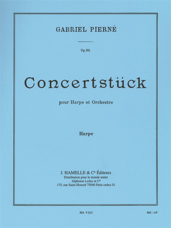 Concertstück, Op. 39, harpe