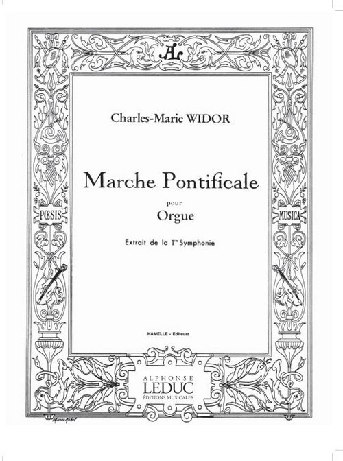 Marche Pontificale, orgue