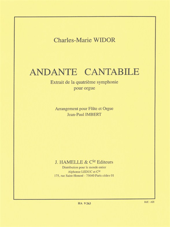 Andante cantabile, flûte et orgue