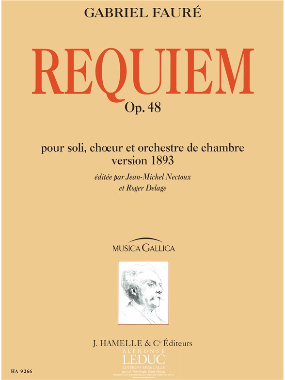 Requiem op. 48: pour soli, choeur et orchestre de chambre, version 1893, partition d'orchestre. 9781785586149