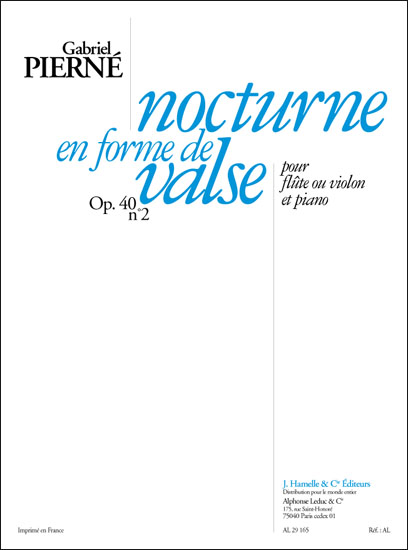 Nocturne en forme de valse pour flûte et piano