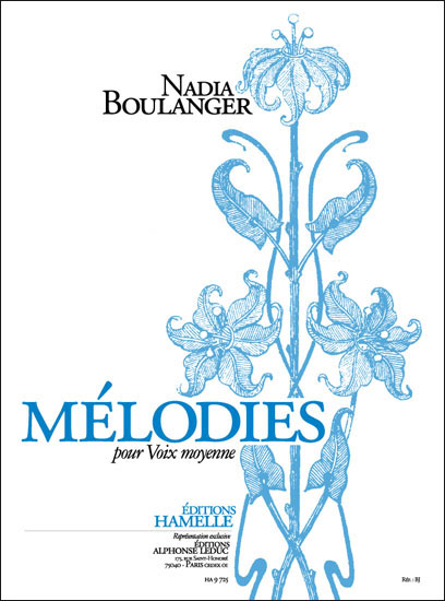 Mélodies pour voix moyenne, volume 1 (avec piano). 9790230797252