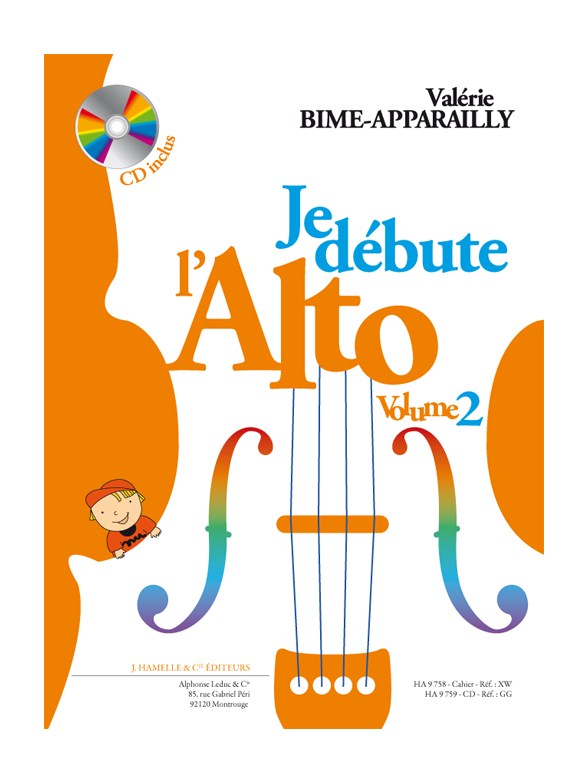 Je débute l'alto, vol. 2, méthode progressive. 9790230797580