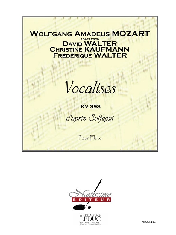 Vocalises d'Après solfeggi, pour flûte. 9790560381718