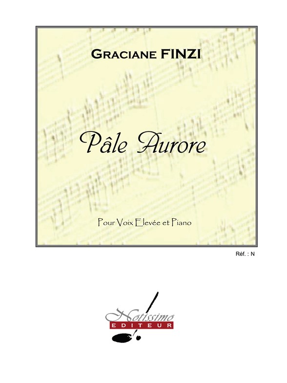 Pâle Aurore, pour voix elevée et piano