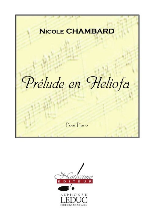 Prélude en Heliofa, piano