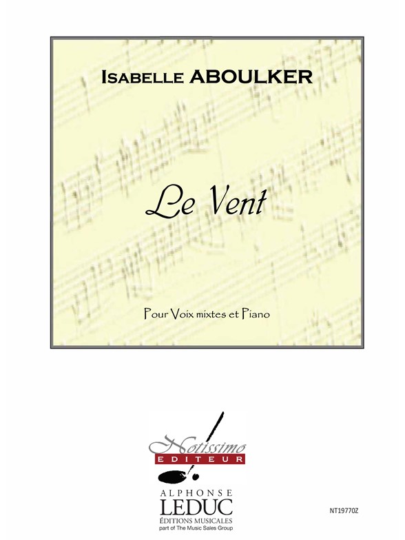 Vent, choeur 4 voix mixtes, SmSTB et piano