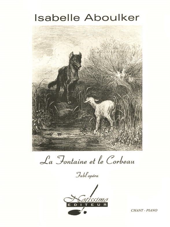 La Fontaine et le corbeau, chant et piano