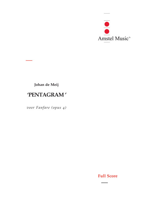 Pentagram, Fanfare, Score