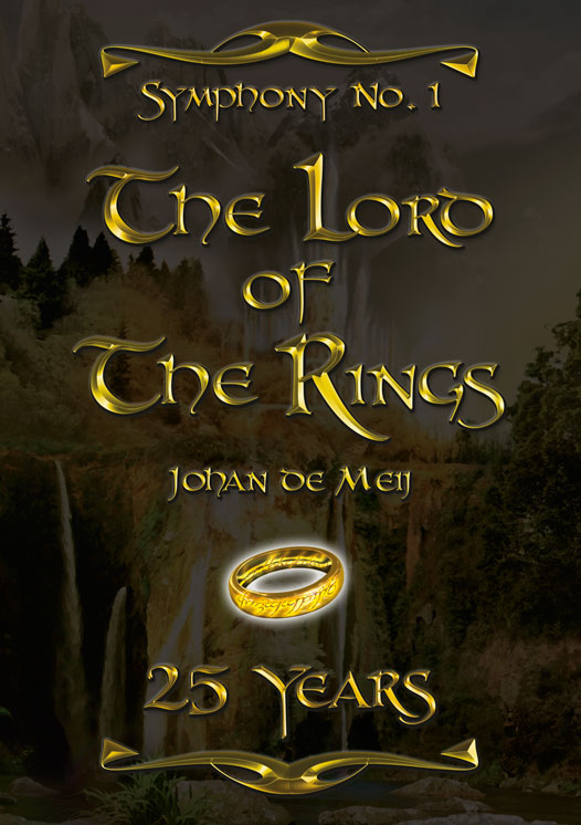 Symphony No. 1, The Lord of the Rings: 25 Years, Concert Band. 9789043135481