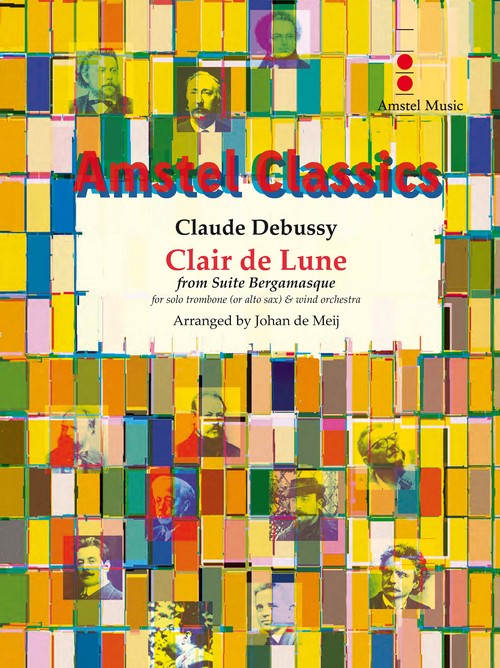 Clair de Lune: from Suite Bergamasque, Concert Band/Harmonie and Trombone, Score. 9790035237489