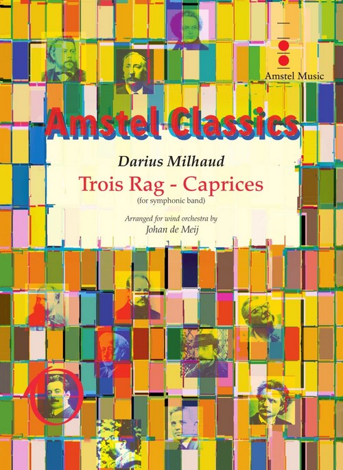 Trois Rag-Caprices, Concert Band/Harmonie, Score