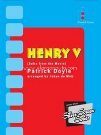 Henry V: Suite from the Movie, Concert Band/Harmonie, Score. 9790035035870