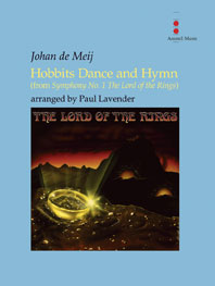 Hobbits Dance & Hymn: from Symphony No. 1 The Lord of the Rings, Concert Band/Harmonie, Score. 9790035035917