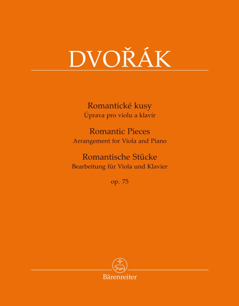 Romantic Pieces for Viola and Piano op. 75. 9790260108813
