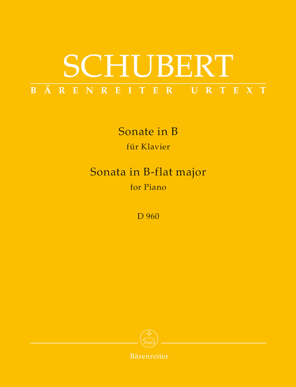 Sonata in B-flat major, for Piano, D 960