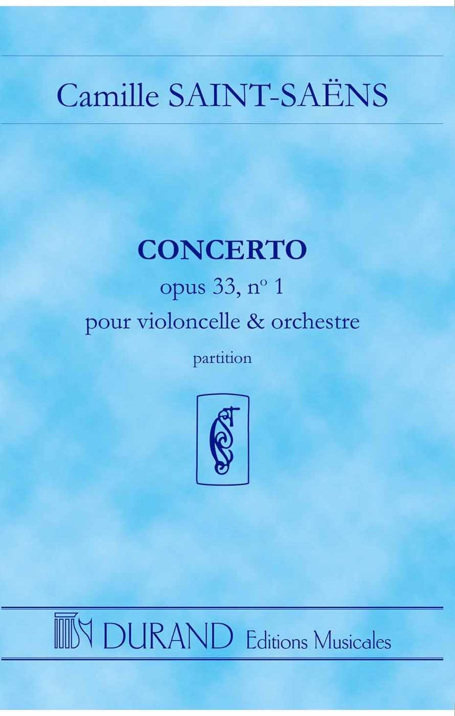 Concerto nº 1 opus 33, pour violoncelle et orchestre, Score