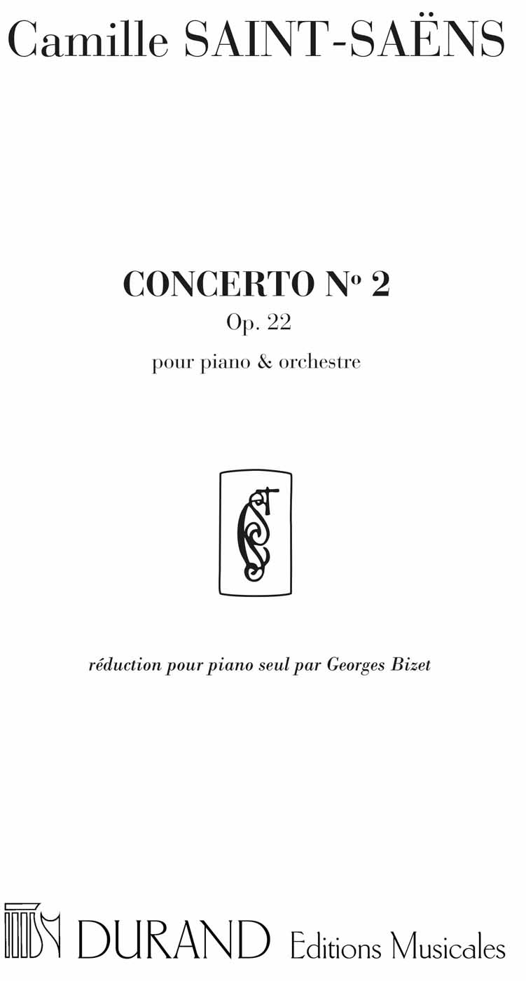 Concerto nº 2 opus 22: réduction pour piano seul par Georges Bizet