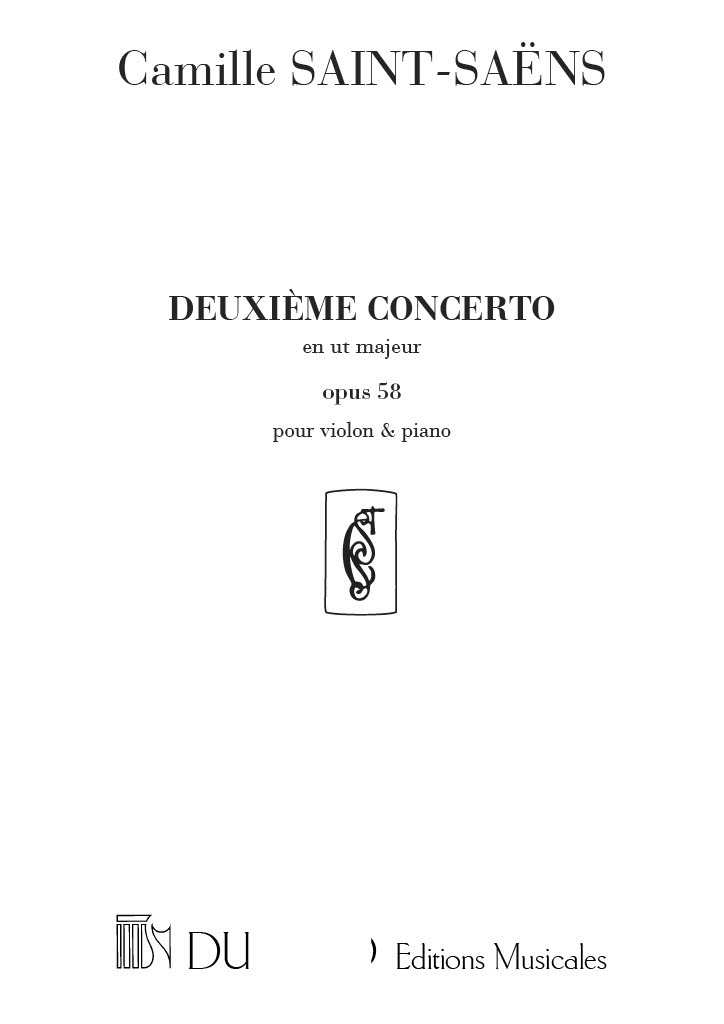 Deuxième Concerto en Ut majeur opus 58, violon et piano