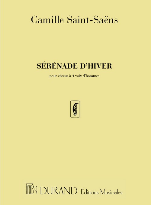 Sérénade d'hiver, choeur hommes. 9790044019120