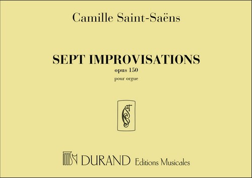 7 Improvisations opus 150, Orgue. 9790044041824 7 Improvisations opus 150, Orgue. 9790044041824
