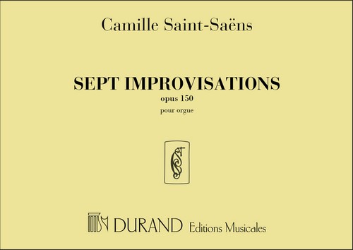 7 Improvisations opus 150, Orgue