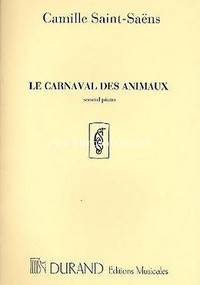 Le Carnaval des animaux, deuxième piano. 9790044045006