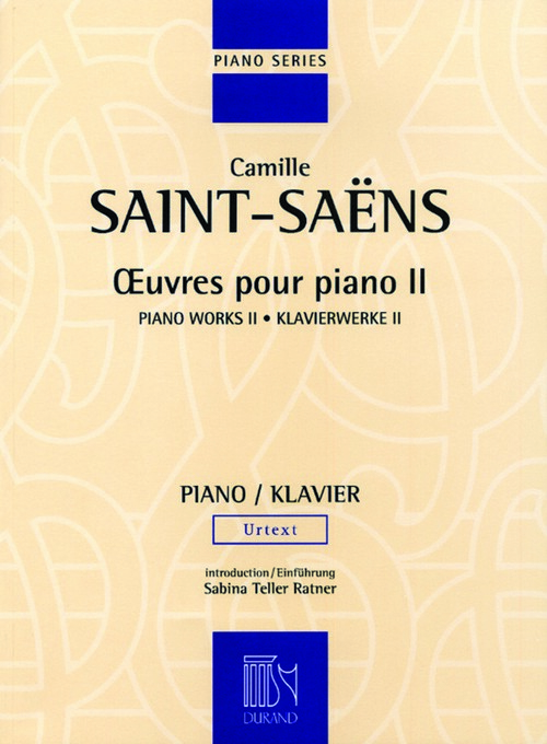 Oeuvres pour piano II, Urtext. 9790044080632