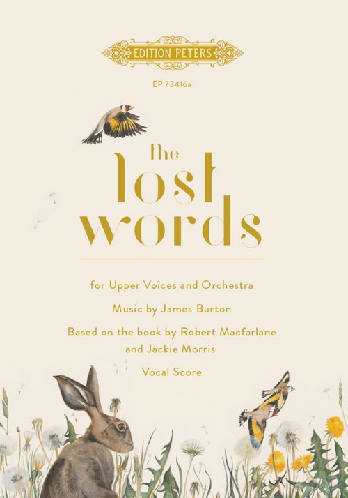 The Lost Words: for Upper Voices and Orchestra, Piano Reduction. 9790577018577