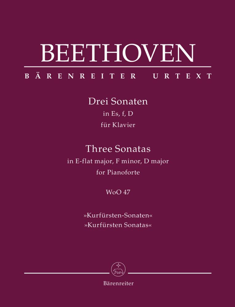 Three Sonates for Pianoforte, WoO 47, Kurfürsten Sonatas. 9790006561742