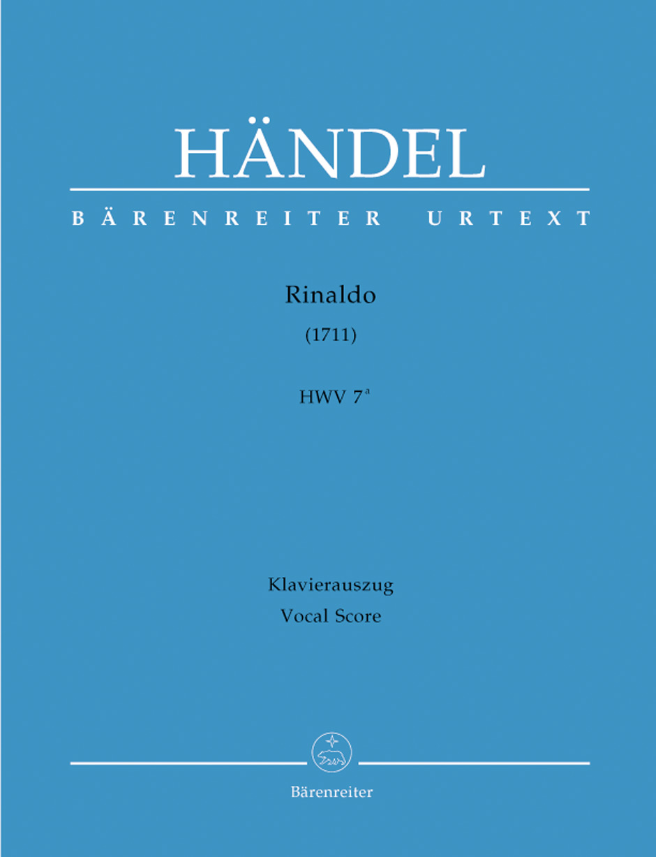 Rinaldo, Piano Reduction
