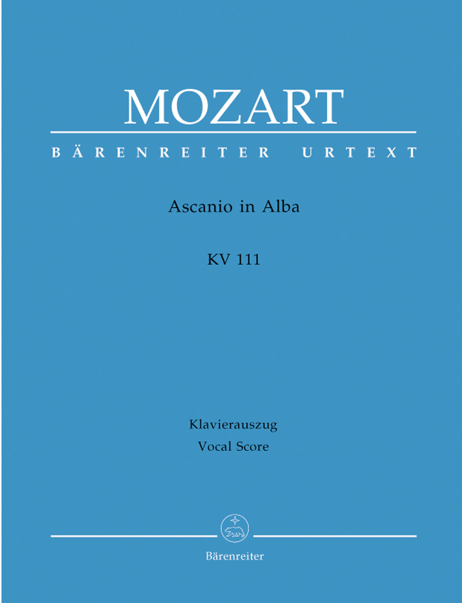 Ascanio In Alba K. 111, Vocal and Piano