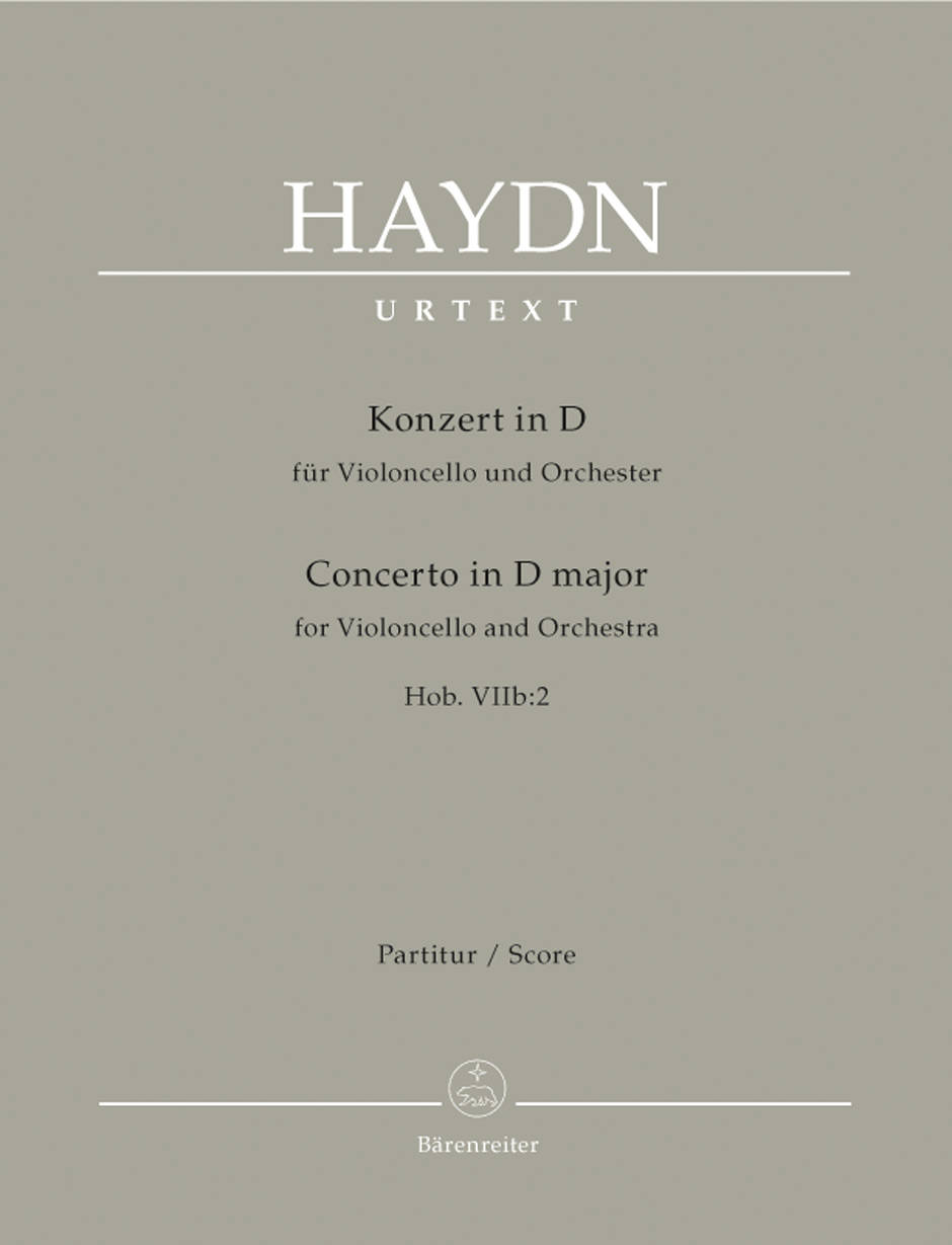 Concerto for Violoncello D major Hob.VIIb:2, Score