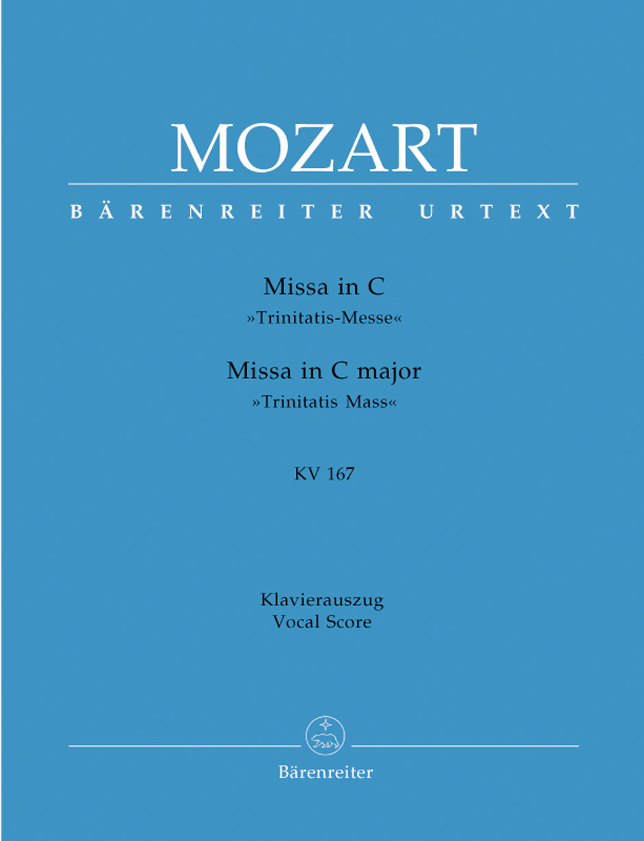 Missa in C major K. 167: Trinity Sunday Mass, Mixed Choir and Orchestra, Piano Reduction. 9790006456499