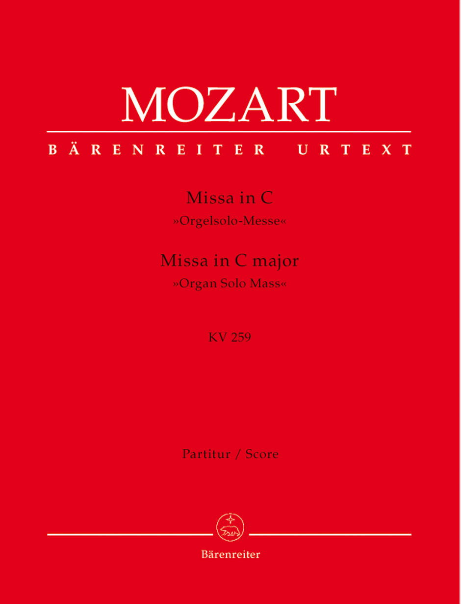 Missa In C Major K. 259, Vocal, Score