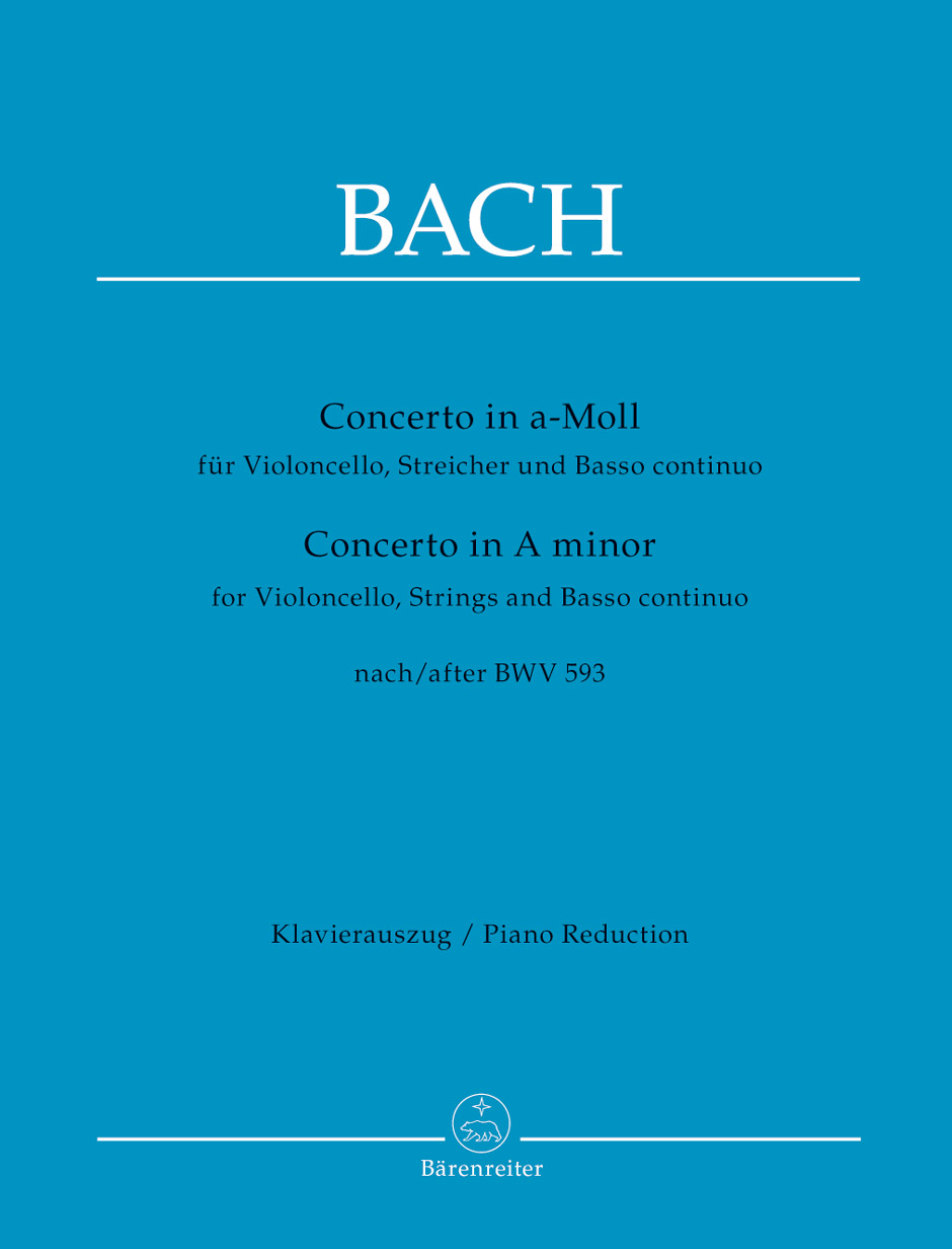 Concerto for Violoncello, Strings and basso continuo in A Minor, Reduction for Cello and Piano. 9790006524907