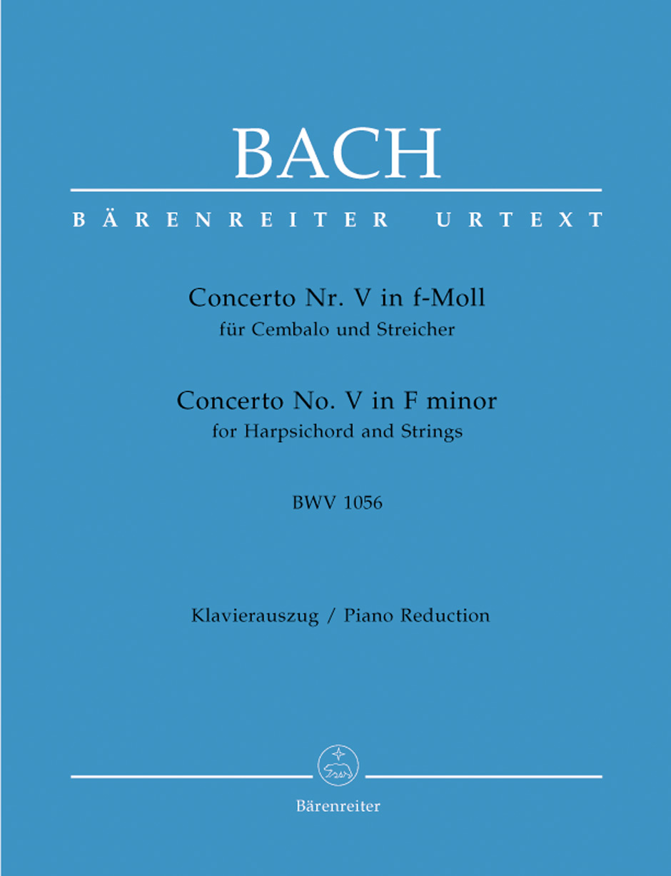 Concerto for Harpsichord and Strings, No. 5 In F Minor: for Harpsichord and Strings, Piano Reduction