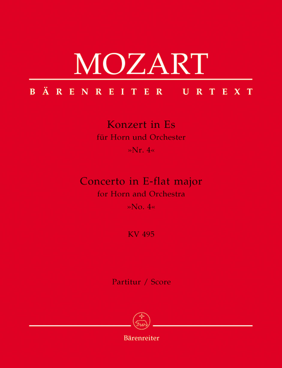 Horn Concerto in E-flat major No. 4: KV 495, Score