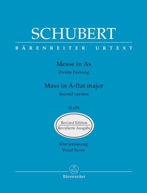 Mass In A Flat D678: A flat major, Mixed Choir and Ensemble, Piano Reduction. 9790006473120