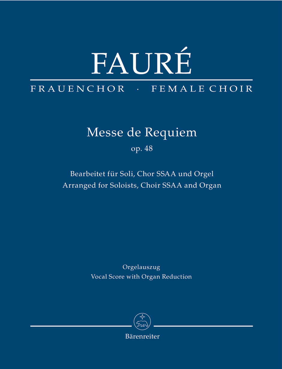 Requiem Op. 48, SSAA and Organ. 9790006563487