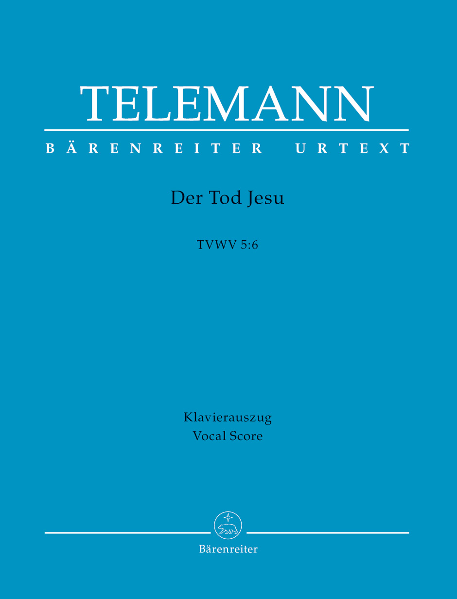 Der Tod Jesu TVWV 5, Piano Reduction