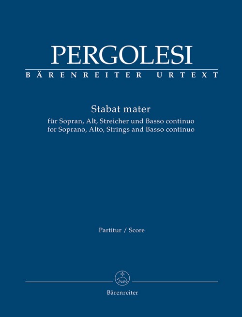 Stabat mater, Soprano, Alto, Strings and Basso continuo, Score