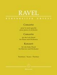 Concerto for the Left Hand for Piano and Orchestra, Score. 9790006506750