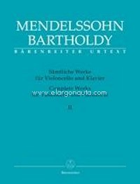 Cello Works Complete vol. 2, for Violoncello and Pianoforte