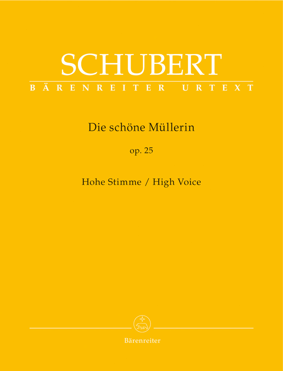 Die schöne Müllerin Op. 25, High Voice and Piano. 9790006539680