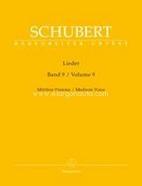 Lieder Volume 9, Medium Voice and Piano. 9790006530694