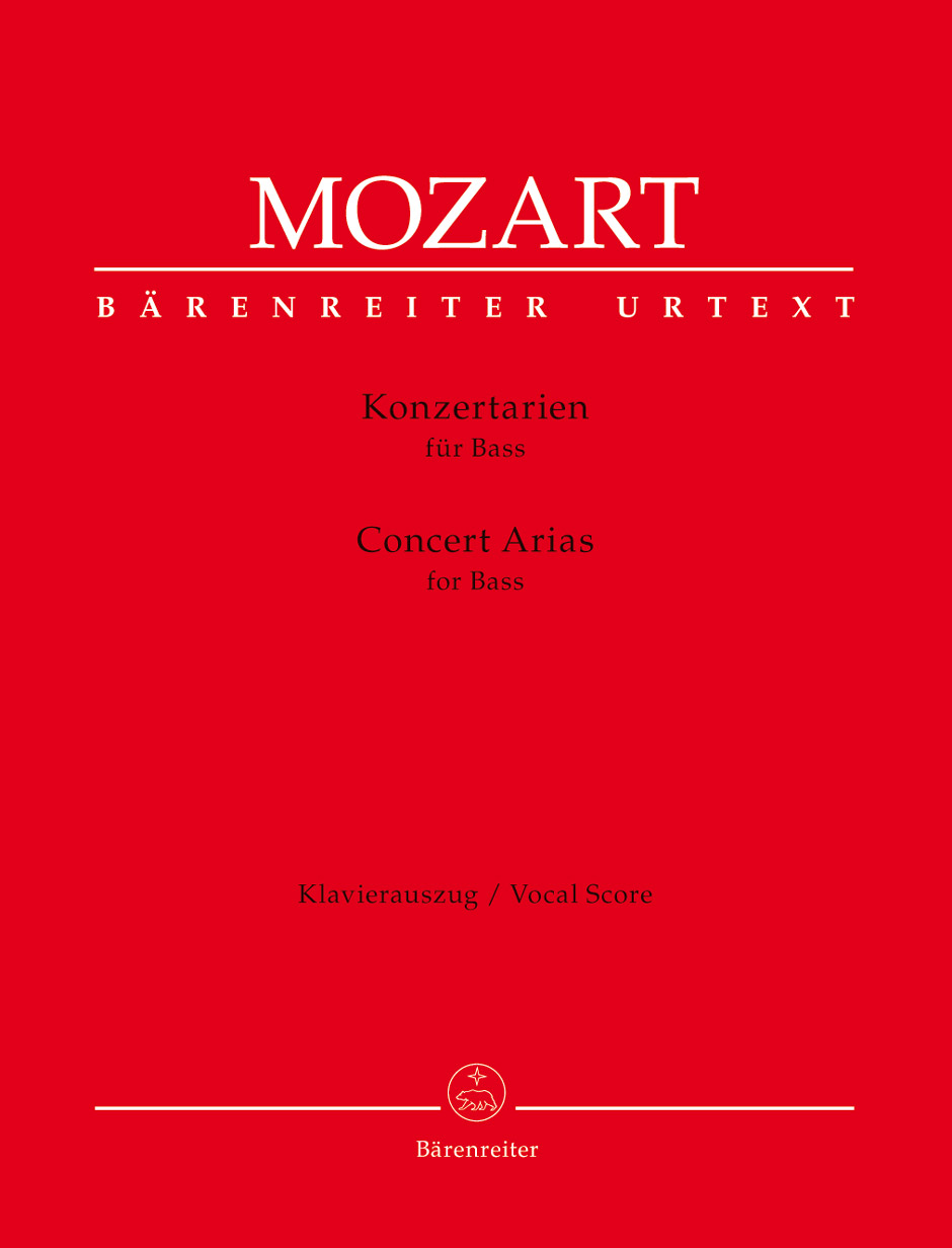 Concert Arias for Bass, Voice and Piano