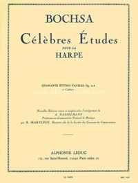 40 Etudes Faciles Op. 318, vol. 1: Célèbres Études pour la harpe